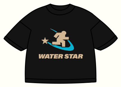 Water Starbolt · Black Heavy Starbolt T-Shirt